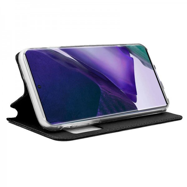 Funda COOL Flip Cover para Samsung N985 Galaxy Note 20 Ultra Liso Negro M 2