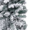 Árbol de Navidad artificial verde con nieve PVC 180 cm 4
