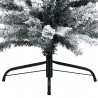 Árbol de Navidad artificial verde con nieve PVC 210 cm 5