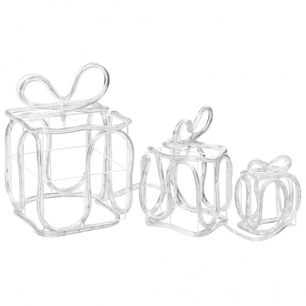 Cajas de regalo adorno navideño 180 LED interior y exterior D