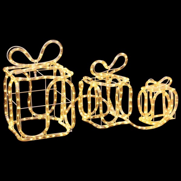 Caixas presente de Natal com 180 luzes LED interior/exterior M 2