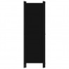 Biombo divisor de 4 paneles negro 200x180 cm 4