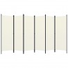 Divisória de quarto com 6 painéis 300x180 cm branco 2