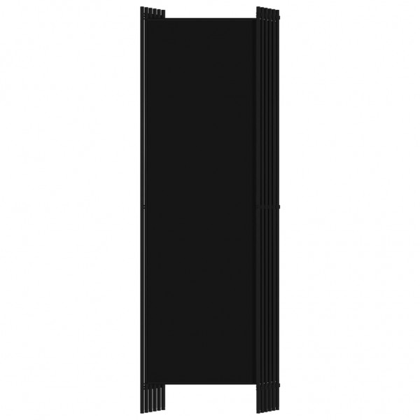 Divisória de quarto com 6 painéis 300x180 cm preto M 4