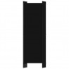 Biombo divisor de 6 paneles negro 300x180 cm 4