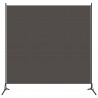Biombo divisor de 1 panel gris antracita 175x180 cm 1