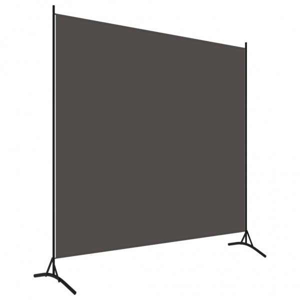 Biombo divisor de 1 panel gris antracita 175x180 cm M 2