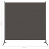 Biombo divisor de 1 panel gris antracita 175x180 cm 5