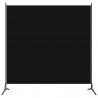 Biombo divisor de 1 panel negro 175x180 cm 1