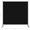 Biombo divisor de 1 panel negro 175x180 cm 5