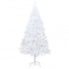 Árbol de Navidad artificial con ramas gruesas PVC blanco 150 cm 2