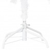 Árbol de Navidad artificial con ramas gruesas PVC blanco 150 cm 5