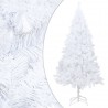 Árvore de Natal artificial com ramos grossos 180 cm PVC branco 1