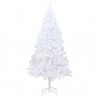 Árvore de Natal artificial com ramos grossos 180 cm PVC branco 2