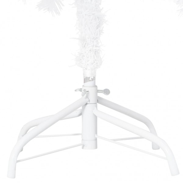Árbol de Navidad artificial con ramas gruesas PVC blanco 180 cm M 5