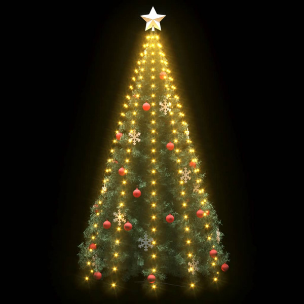 Red de luces de árbol de Navidad con 250 LEDs 250 cm M 3