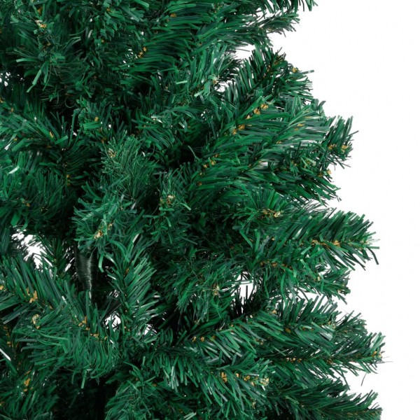Árvore de Natal artificial com ramos grossos 180 cm PVC verde M 4