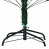 Árvore de Natal artificial com ramos grossos 210 cm PVC verde 5