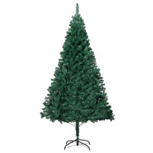 Árbol de Navidad artificial con ramas gruesas PVC verde 240 cm H
