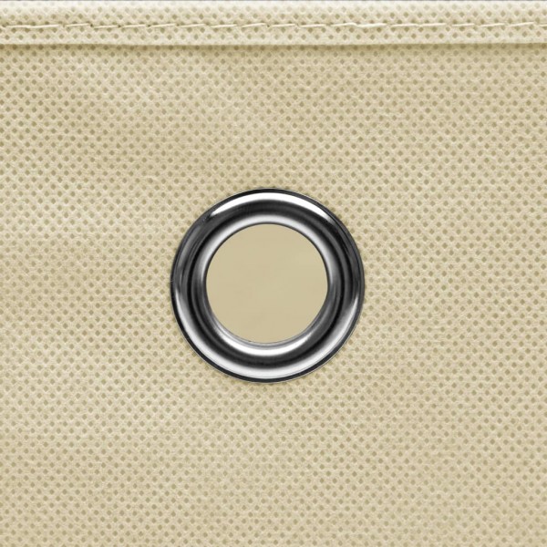 Cajas de almacenaje 4 uds tela color rema 32x32x32 cm M 2