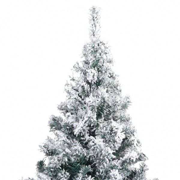 Árbol de Navidad artificial verde con nieve 240 cm M 3