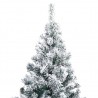 Árbol de Navidad artificial verde con nieve 240 cm 3