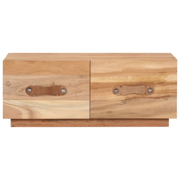 Mesa de centro de madera maciza reciclada 90x50x35 cm M 4