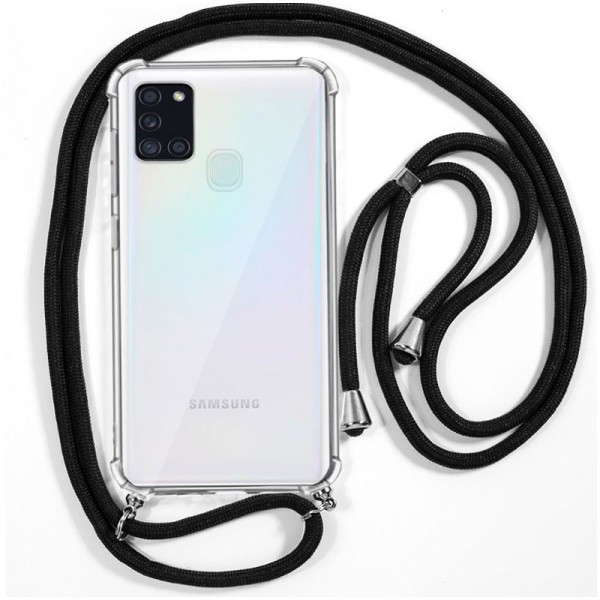 Carcasa COOL para Samsung A217 Galaxy A21s Cordón Negro D