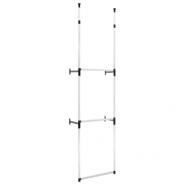 Sistema de armario telescópico con barras de aluminio M 2