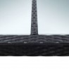 Mesa de jantar p/ exterior 200x150x74 cm vime PE preto 4
