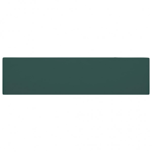 Lavabo con rebosadero cerámica verde oscuro M 4