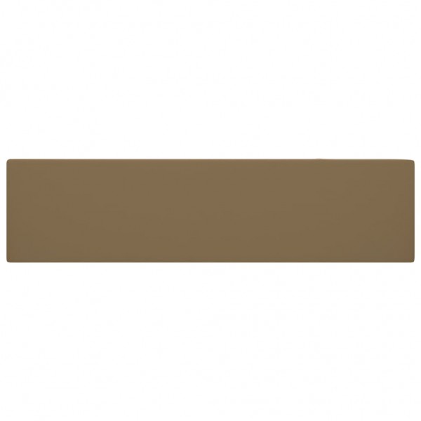 Lavatório WC c/ extravasamento cerâmica creme mate M 4