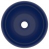 Lavabo de lujo redondo cerámica azul oscuro mate 40x15 cm 3