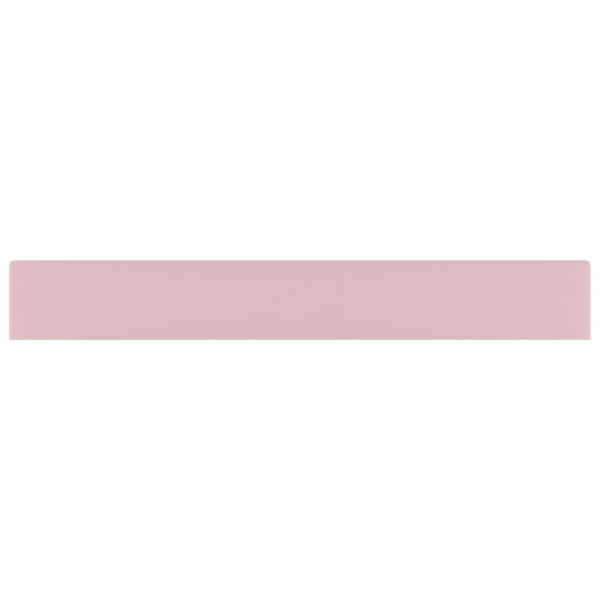 Lavabo de lujo con grifo cerámica 60x46 cm rosa mate M 4