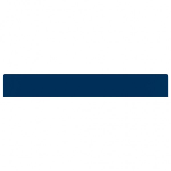 Lavatório c/orifício torneira 60x46cm cerâmica azul-escuro mate M 4