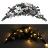 Arco de Navidad con luces LED verde 90 cm PVC 4