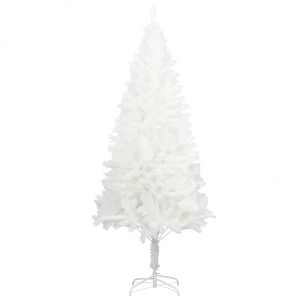 Árvore de Natal artificial agulhas realistas 240 cm branco M 2
