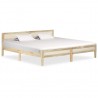 Estructura de cama de madera maciza de mango 200 cm 1