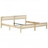 Estructura de cama de madera maciza de mango 200 cm 2