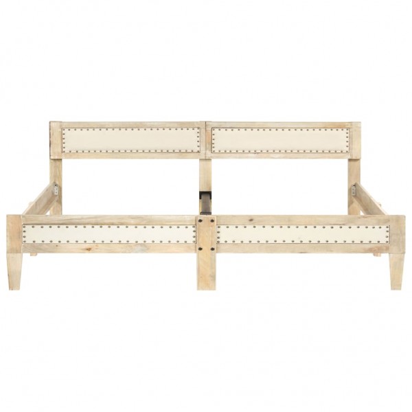 Estructura de cama de madera maciza de mango 200 cm M 3
