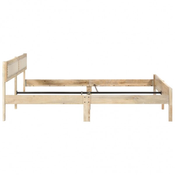 Estructura de cama de madera maciza de mango 200 cm M 4