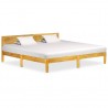 Estructura de cama de madera maciza de mango 200 cm 1
