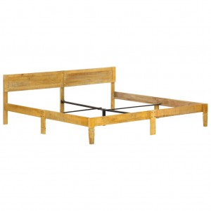 Estructura de cama de madera maciza de mango 200 cm H
