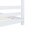 Estructura de cama infantil madera maciza pino blanco 90x200 cm 2