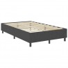 Cama box spring tela gris oscuro 120x200 cm 4