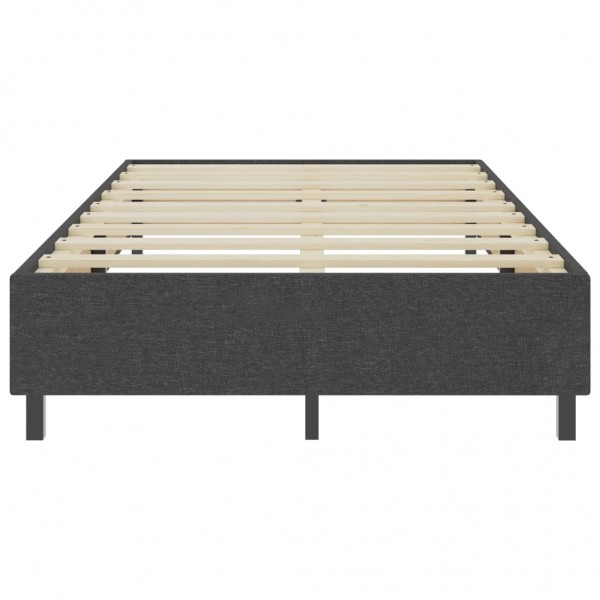 Cama box spring tela gris oscuro 120x200 cm M 5