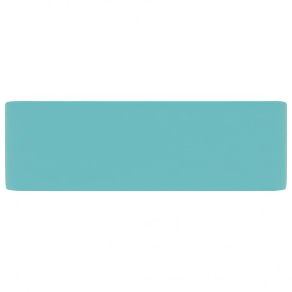 Lavabo de lujo cerámica verde claro mate 41x30x12 cm M 4