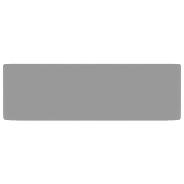 Lavatório luxuoso 41x30x12 cm cerâmica cinzento-claro mate M 4