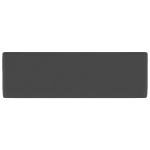 Lavabo de lujo cerámica gris oscuro mate 41x30x12 cm M 4