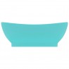Lavatório luxuoso oval 58.5x39 cm cerâmica verde-claro mate 3